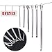 Hilitchi 150-Pcs 304 Stainless Steel Cotter Pin Assortment Kit for Automotive Mechanics Small Engine Repair