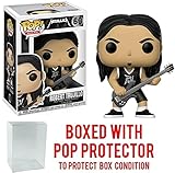 Pop! Music: Metallica -Robert Trujillo Vinyl Figure and (Bundled with Pop BOX PROTECTOR CASE)