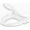 KOHLER Purewash E580 Elongated Bidet Toilet Seat, White, Quiet-Close Lid Prevents Slamming, Self-Cleaning Wand, Adjustable Wa