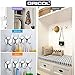 Gricol Coat Robe Hook Single Towel Hook Self Adhesive Wall Hooks Polished SUS 304 Stainless Steel No Drills Hooks for Bathroom Kitchen Organizer Towel Key Robe Hooks On Door Wardrobe