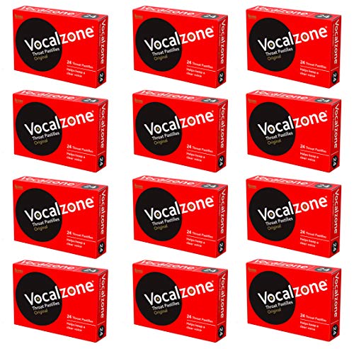 Vocalzone Original | Sore Throat Relief Pastilles | Multi-Pack (12 x 24)