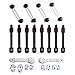 Cabinet Locks Safety Latches Kitchen Cabinet Locks, Easy Installation 10 Packs Child Locks and 4 Corner Protectors Without any Tools, Fit Most Cabinets, Drawers and Closets