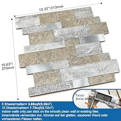 MOFIT Backsplash Tile for Kitchen Peel and Stick