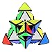 Olicity Pyramid Cube Speed Triangle Puzzle Cube, Black