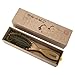 VAMIX Natural Wooden Green Sandalwood Hair Brush - No Static Detangling Scalp Cushion Massage Hair Comb