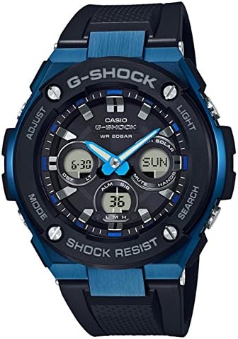 g shock steel blue