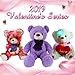 BSTAOFY 10.5'' LED Teddy Bear Light up Stuffed Animal Glow Soft Plush Toy with Colorful Nightlights Ideal Gifts for Toddler Kids Valentines Mother's Day Christmas