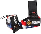 Wrist Wraps by DMoose Fitness – Premium Quality, Strong Velcro, Thumb Loops – Maximize Your Weightlifting, Powerlifting, Bodybuilding, Strength Training & CrossFit