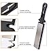 Sungwoo Knife Sharpener Stone Handheld 400/1000grit Double Sided Diamond Sharpening Stone for Knife and Scissor (Black+White) (Silver)
