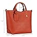 Hynes Victory Womens Boutique Top Handle Handbag (Red-orange)