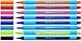 Schneider Slider Edge XB Ballpoint Pen 8-Pack, Black/Red/Blue/Green/Orange/Purple/Pink/Light Blue (152298)