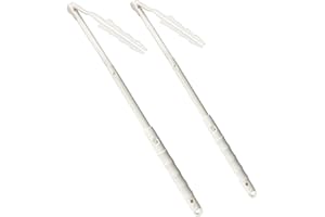 KEUYE Replacement Handles Compatible with Swiffer Duster Refill, Extended Handle, Adjustable Length Handles only (2pcs)