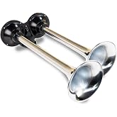 Kleinn Air Horns 401 Dual Roof Mounted Truck Horn - Chrome