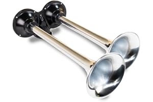 Kleinn Air Horns 401 Dual Roof Mounted Truck Horn - Chrome