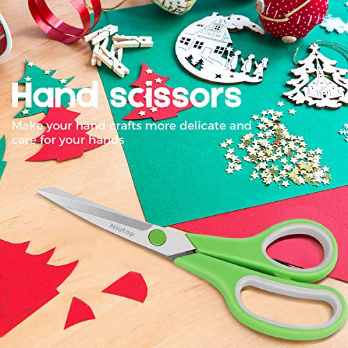 6 Scissors+Niutop+Titanium+Multipurpose+Comfort+Grip