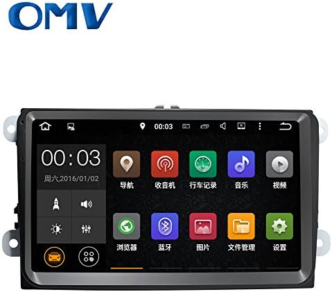 9 inch HD Touch Screen Head Unit QuadCore Android 5.1 GPS Navigation Car Stereo Radio Built AM/FM with MirrorLink Bluetooth Wifi Navigation System