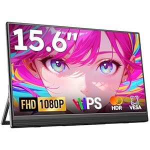 モバイルモニター Omiodo 15.6インチ ポータブルモニター 1920x1080FHD IPS HDR 超薄 軽量 自立式