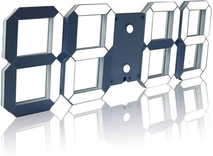 Wanduhren für Schlafzimmer Fernbedienung Digital LED Wanduhr Alarm