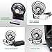 OPOLAR Small Rechargeable Portable Handheld Fan with 3350mAh Battery, Battery Operated Camping Fan for Travel with 4-15 Working Hours, Powerful & 3 Speeds, Ideal for Indoor & Outdoor Use