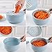 Mandoline Slicer-Adjustable Vegetable Chopper-Kitchen Cutter,Cheese Grater,Shredder for Onion,Potato,Zucchini-8 in 1 Julienne Slicer Low Carb Meals Veggie&Food Dicer