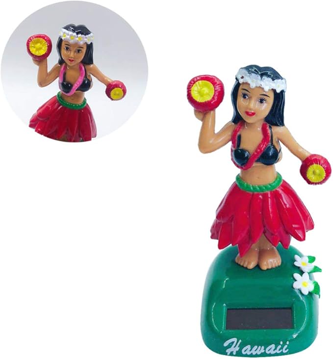 muñeca hawaiana salpicadero coche