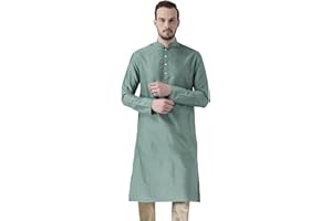 KISAH Men's Kurta - Traditional Indian Ethnic Wear for Men - Ideal for Weddings, Festivals & Celebrations