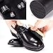 Magicfly Shoes Polish Kit-9Pcs Shoe Shine Care kit Neutral with Elegant PU Leather Compact Case