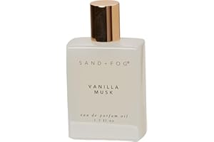 Sand + Fog Vanilla Musk Perfume Eau De Parfum Oil Rollerball 1.7oz 50ml Roll-On Applicator
