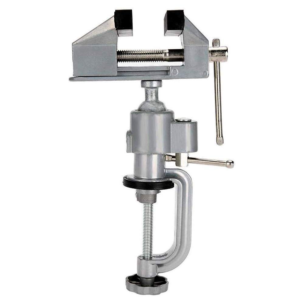 Photo 1 of Annurssy Bench Clamp 3 inch Rotatable 360 degree Table Vise for Small Works Drilling Metal Wood Working Making Jewelry Fashion Doll