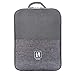 Travel Shoe Bag, MoreTeam 3 in 1 Shoe Storage Bag Holds 3 Pair of Shoes, Seperate Your Shoes From Clothes, Portable and Save Space for Men, Women, Gym, Easy And Quick Access To Your Shoes (Grey)