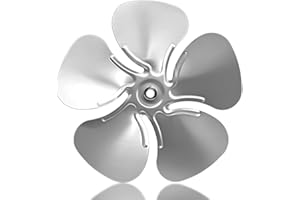 SUPERDI FB99100 Attic Fan Blade Propeller 12" 32 Degree 5 Blade for 1/2" Shaft Installation Clockwise from The Hub Side