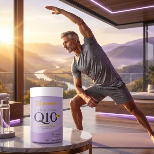 Coenzima Q10 200mg Aurasolis 60 Cápsulas Antioxidante Sem Glúten