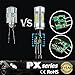 JDM ASTAR 2400 Lumens Extremely Bright PX Chips H11 H8 LED Fog Light Bulbs for DRL or Fog Lights, Gold Yellow (7506, Gold Yellow)