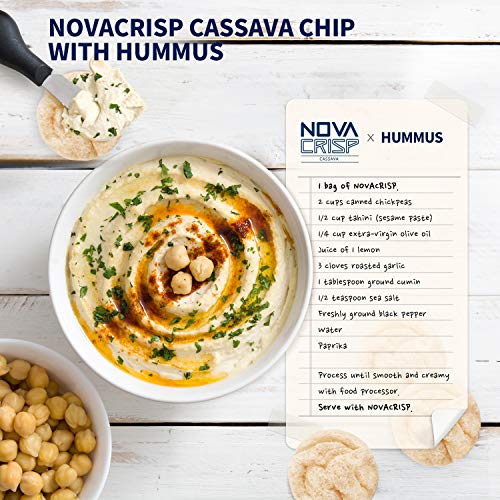 NOVACRISP Plant Based Cassava Chips & Crisps Certified Gluten Free