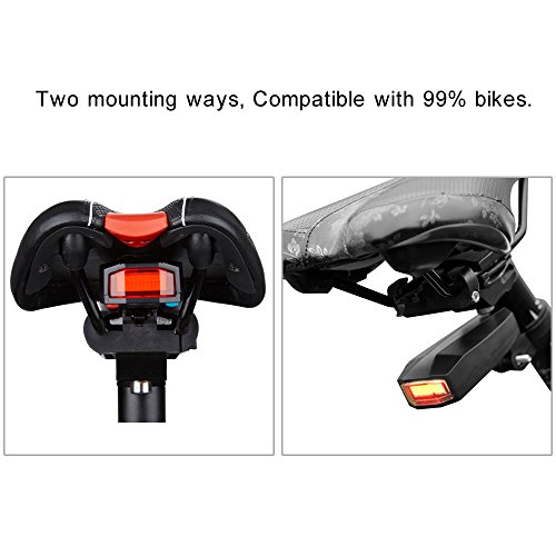 G Keni Smart AntiTheft Bike Alarm, Bike Tail Light Rechargeable