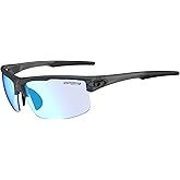 Tifosi Rivet Half-Frame Sunglasses - Cycling, Golf, Running &amp; Pickleball | 100% UVA/UVB, shatterproof polycarbonate. Vented half-frame, hydrophilic nose pads. For cycling, golf &amp; pickleball.