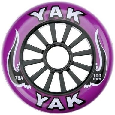 Yak Classic Pro High Performance Scooter Wheel 100mm Purple/Black