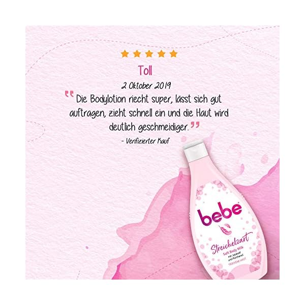 bebe-Soft-Body-Milk-with-Jojoba-Oil-and-Panthenol-Moisturising-Body-Milk-for-Dry-Skin-6-x-400-ml Bebe Body Lotion Soft Body Milk with Jojoba Oil and Panthenol for Dry Skin 6 x 400 ml