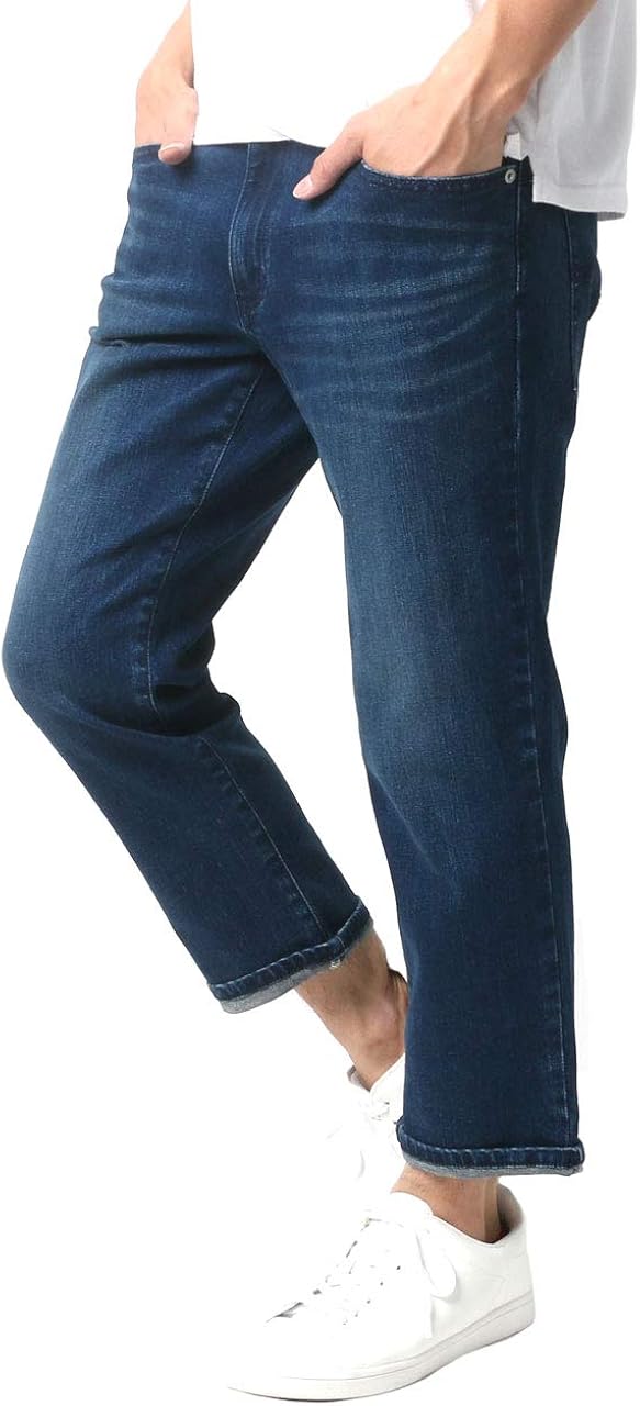 Amazon ジーニズム エドウィン ジーンズ メンズ デニムパンツ ジーパン カジュアル ロングパンツ ズボン ボトムス ショートパンツ クロップド ストレッチパンツ 43 S ショートパンツ 通販