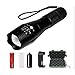 Powerful Brightest Tactical Led Flashlight - Anomi Flashlight Kit, Zoomable Adjustable Focus, 5 Modes, Water Resistant, Rechargeable 3000 MAh 18650 Lithium Ion Battery And Charger