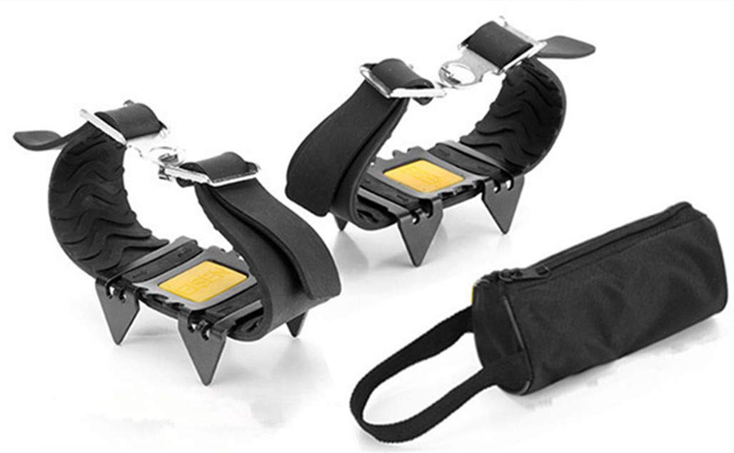 Toasis Ice Claws Snow Grips Spikes Crampons Traction Cleats for Shoes Boots