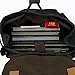 Canvas Backpack for Men, Yousu Travel Duffel Backpack School Casual Vintage Rucksack College Bookbags Knapsack (Black)