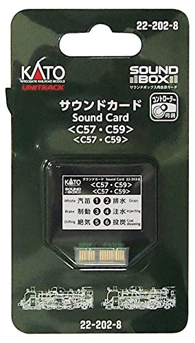 KATO 22-202-8 Sound Card C57 and C59 Steam Locomotives
