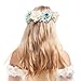 Flower Crown Delicate Women Headband Crown Floral Garland Headbands /Halo/coachella /Edc /Hippie Flower Headband /Garden Party / Wedding,Set of 2
