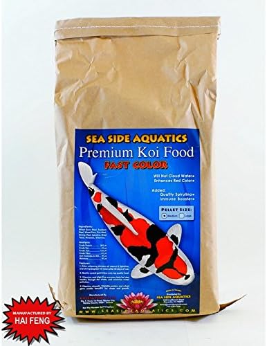 Sea Side Aquatics Premium Koi Food Fast Color
