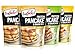 FlapJacked Protein Pancake & Baking Mix, 3 Flavor Variety Pack, 12oz (4 Bags Total)