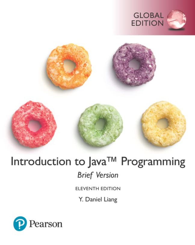 Introduction to Java Programming, Brief Version, Global Edition: Y ...