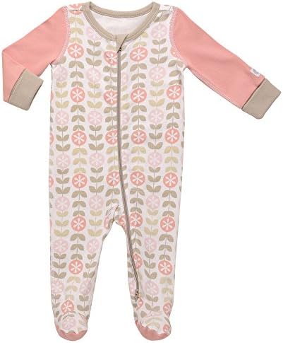Boppy Apparel Baby Zippered Sleep and Play, Pink, 9M
