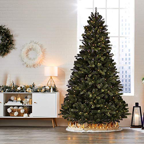 NOMA 7 Ft. Prelit Artificial Pine Christmas Tree with 400 Warm White