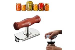 FANSUIT Effortless Arthritis Jar Opener, Jar Opener for Weak Hands, Easy Open Adjustable Grip Jar Opener for Seniors Arthritis Elderly to Open Jar Easily (Brown)